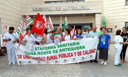 La huelga en el SAS también se extiende al Hospital de Antequera y centros de salud de la comarca